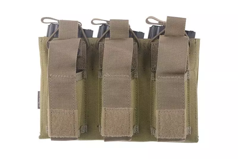 Potrójna ładownica Open Top na magazynki M4/M16 + pistoletowe - khaki OD-G-EME-19-020191-00 asgbox.pl Potrójna ładownica Open Top na magazynki M4/M16 + pistoletowe - khaki - obrazek 2