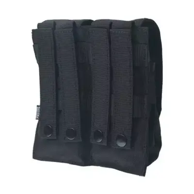 asgbox.pl - Podwójna ładownica na magazynki typu M4/M16 - czarna