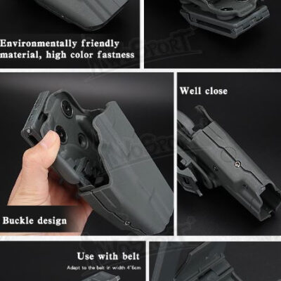 WST Universal Belt Holster GB34 for Compact Pistols, Right Hand - Black OD-A-WOSP92-BK asgbox.pl WST Universal Belt Holster GB34 for Compact Pistols, Right Hand - Black OD-A-WOSP92-BK asgbox.pl