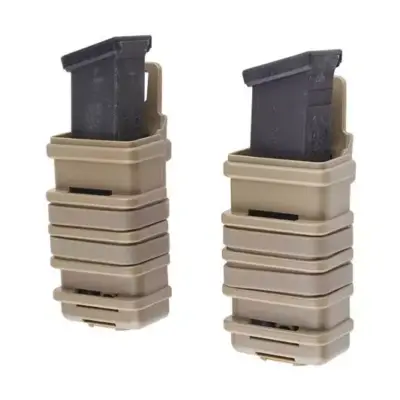 asgbox.pl - Podwójna ładownica Open III (S) na magazynki pistoletowe - tan