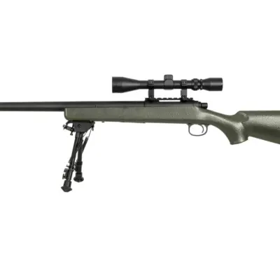 Replika karabinu snajperskiego SW-10 (z lunetą i dwójnogiem) - oliwkowa OD-G-SWL-03-007818-00 asgbox.pl
