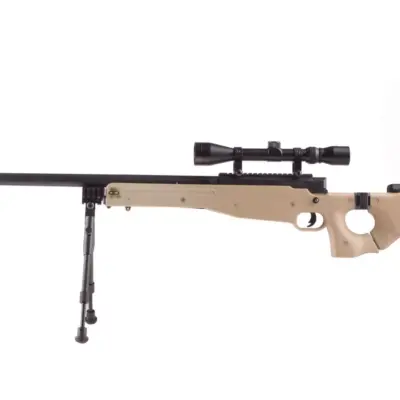 Alternative view of Replika karabinu snajperskiego MB08D - z lunetą i dwójnogiem - tan