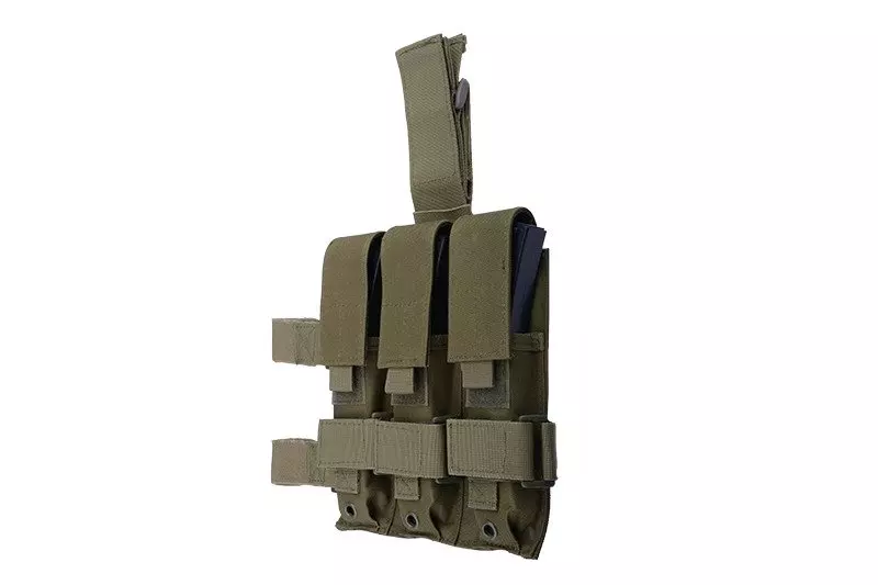 Potrójna ładownica udowa na magazynki typu MP5 - oliwkowa OD-G-GFT-19-009684-00 asgbox.pl asgbox.pl - Potrójna ładownica udowa na magazynki typu MP5 - oliwkowa