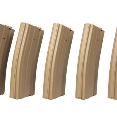 Alternative view of Zestaw 5 magazynków hi-cap 300 kulek do M4/M16 - tan