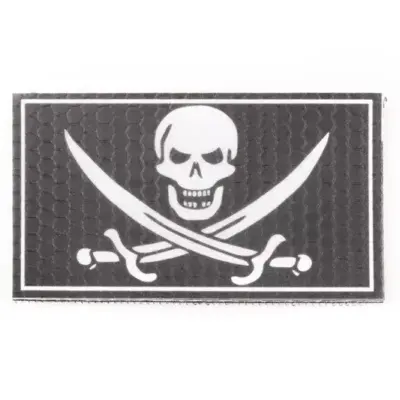 asgbox.pl - Naszywka IR - Bad Calico Jack - czarna