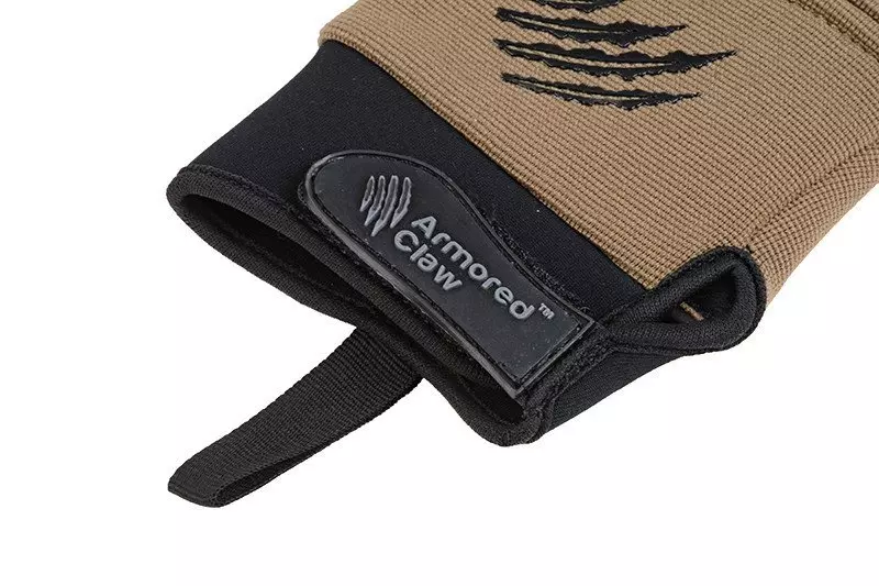 Rękawice taktyczne Armored Claw CovertPro - half tan OD-G-ACL-33-008271-02 asgbox.pl asgbox.pl - Rękawice taktyczne Armored Claw CovertPro - half tan