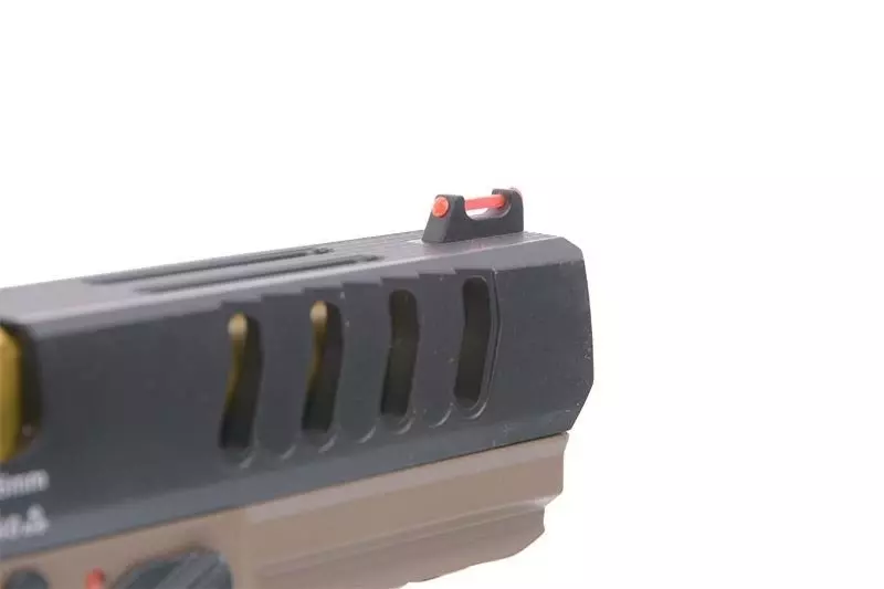 Replika pistoletu CO2 Shark Full Auto - czarny/tan OD-G-APS-02-020840-00 asgbox.pl Replika pistoletu CO2 Shark Full Auto - czarny/tan - obrazek 2