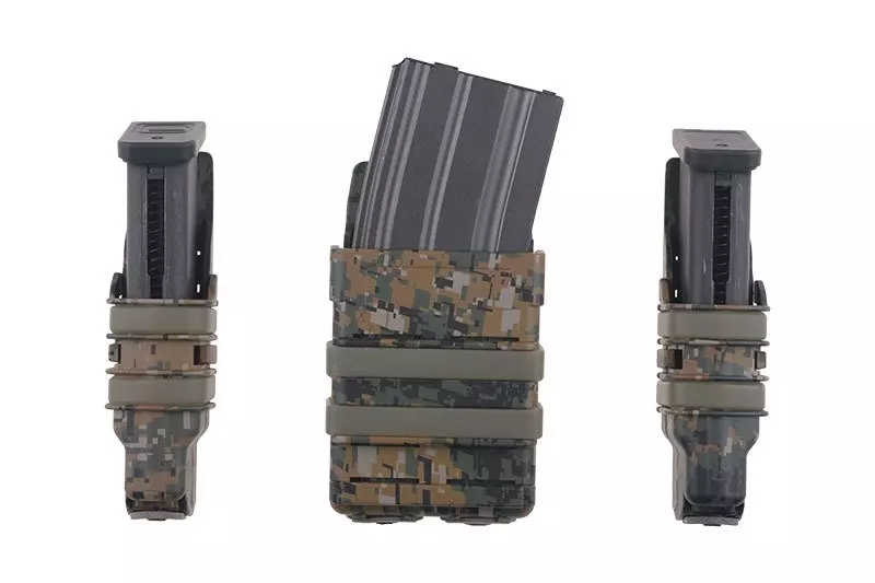 Zestaw ładownic FAST na magazynki 5,56 i 9mm - woodland OD-G-FMA-19-022438-00 asgbox.pl asgbox.pl - Zestaw ładownic FAST na magazynki 5