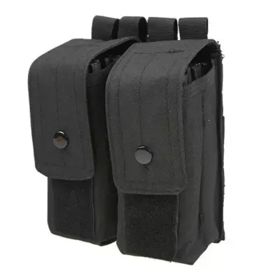 asgbox.pl - Podwójna ładownica na magazynki typu AK - czarna