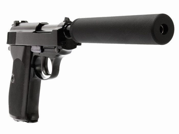 WE GBB Pistol P38K (P010S) with Silencer - Black OD-A-WE00264 asgbox.pl WE GBB Pistol P38K (P010S) with Silencer - Black - obrazek 7