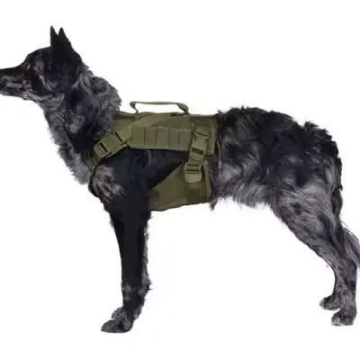 Szelki taktyczne dla psa - oliwkowe OD-G-PRI-18-021091-00 asgbox.pl