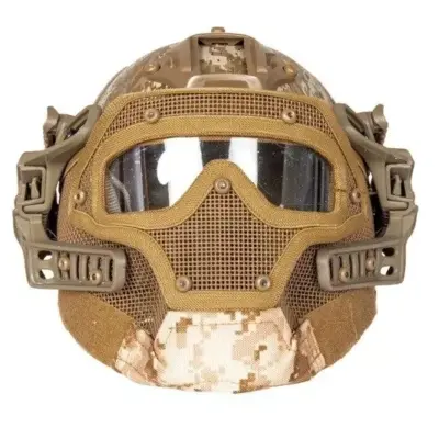 asgbox.pl - Replika kasku FAST PJ G4 System z osłoną twarzy - Desert