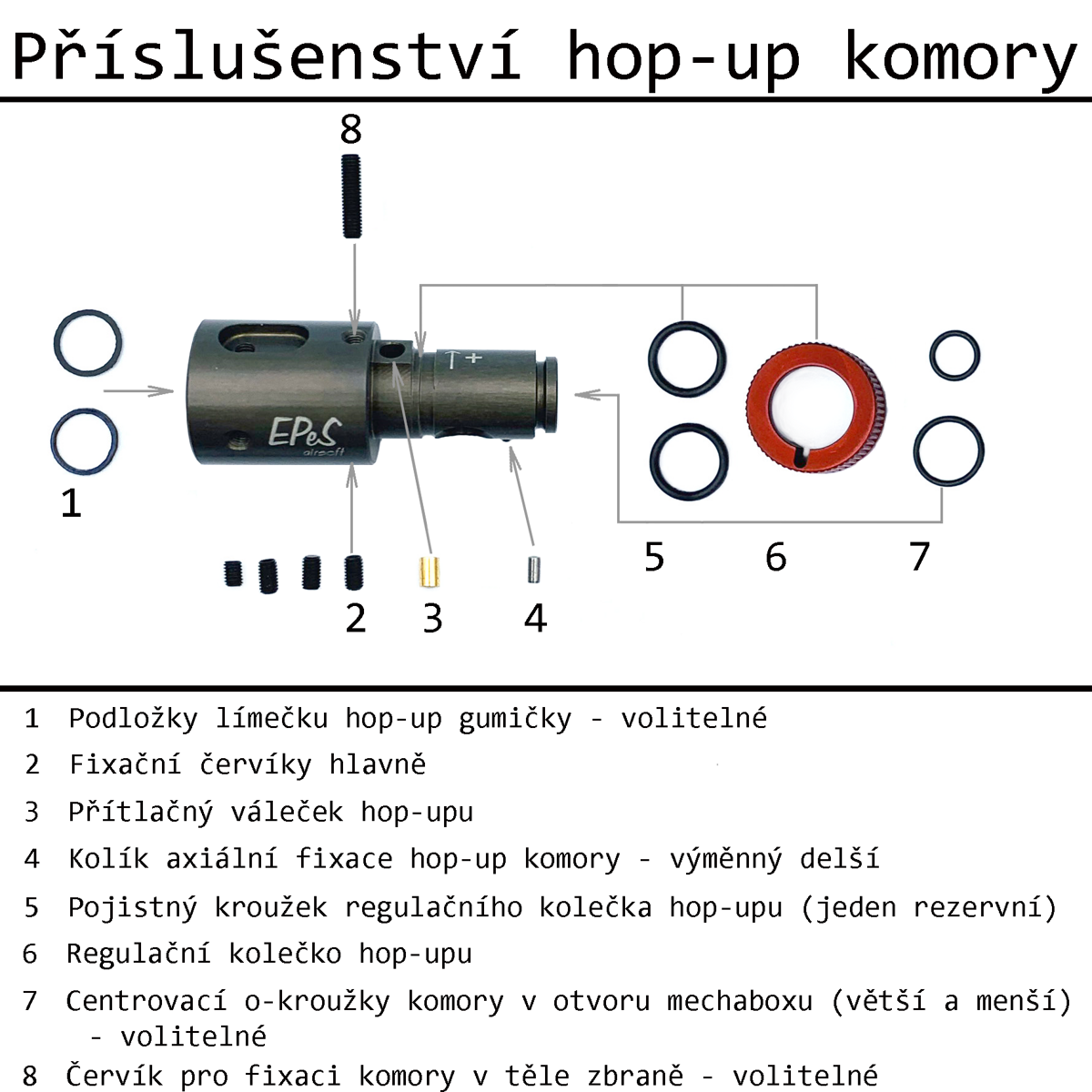 EPeS Hop-up chamber M249 OD-A-E350-M249 asgbox.pl EPeS Hop-up chamber M249 - obrazek 11