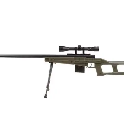 Replika karabinu snajperskiego MB4409D - z lunetą i dwójnogiem - oliwkowa OD-G-WEL-03-008127-00 asgbox.pl