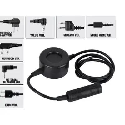 asgbox.pl - Przycisk PTT TCI Military (Motorola 2-pin)