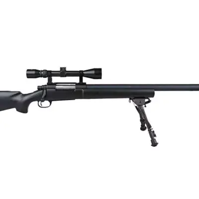 Alternative view of Replika karabinu snajperskiego SW-04J Army (z lunetą i dwójnogiem) - czarna