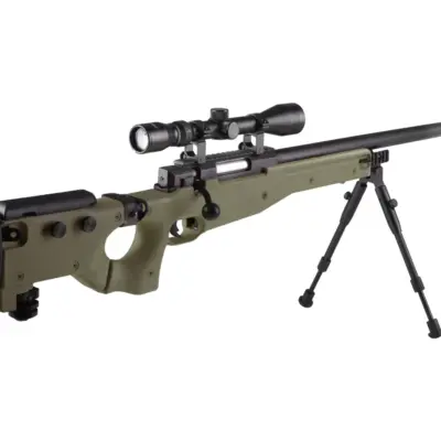 Replika karabinu snajperskiego MB08D - z lunetą i dwójnogiem - oliwkowa OD-G-WEL-03-017864-00 asgbox.pl