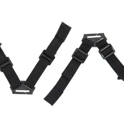 asgbox.pl - Zestaw klamer masek do hełmów - czarny