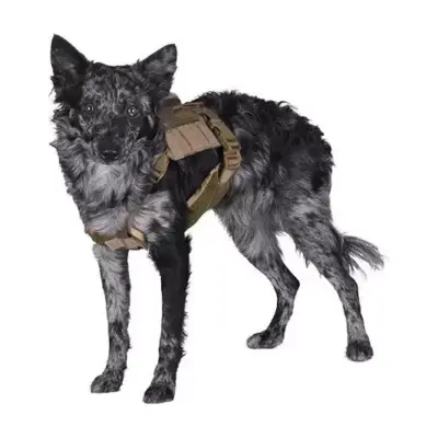 Szelki taktyczne dla psa - tan OD-G-PRI-18-021093-00 asgbox.pl