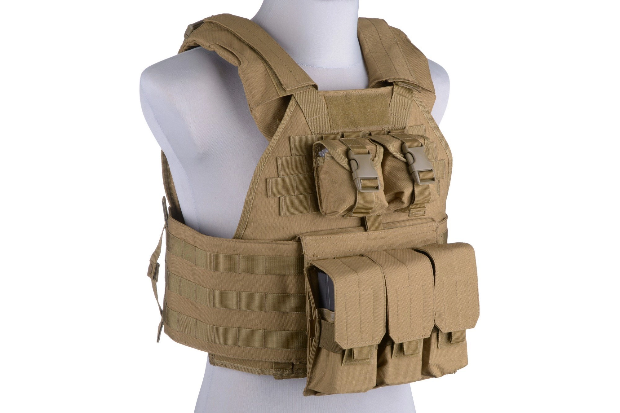 Kamizelka taktyczna typu Plate Carrier - tan OD-G-GFT-18-018406-00 asgbox.pl Kamizelka taktyczna typu Plate Carrier - tan - obrazek 5