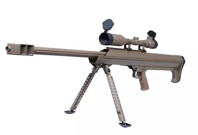 Replika karabinu snajperskiego SW-01 (z lunetą) - tan OD-G-SWL-03-011984-00 asgbox.pl Replika karabinu snajperskiego SW-01 (z lunetą) - tan - obrazek 3