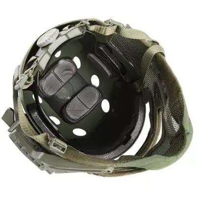 Replika kasku FAST PJ G4 System z osłoną twarzy - Olive Green OD-G-EME-21-016947-00 asgbox.pl
