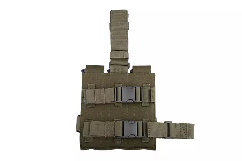 Potrójna ładownica udowa na magazynki typu MP5 - oliwkowa OD-G-GFT-19-009684-00 asgbox.pl Potrójna ładownica udowa na magazynki typu MP5 - oliwkowa - obrazek 2