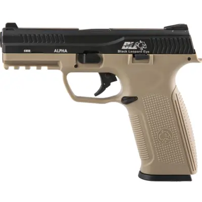 asgbox.pl - Replika pistoletu BLE - Alpha - Czarny/Tan