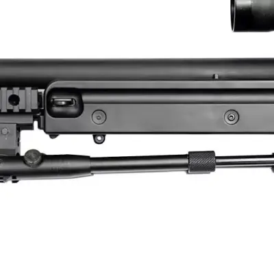 Alternative view of Replika karabinu snajperskiego Warrior I ( z dwójnogiem i lunetą) - czarny