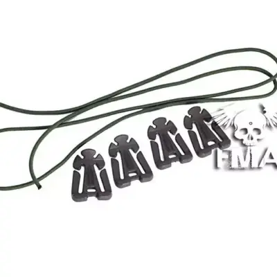 asgbox.pl - Zestaw klipsów mocujących - olive drab