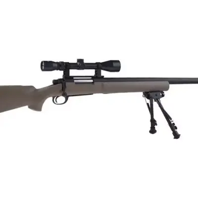Replika karabinu snajperskiego SW-04 (z lunetą i dwójnogiem) - tan OD-G-SWL-03-022037-00 asgbox.pl