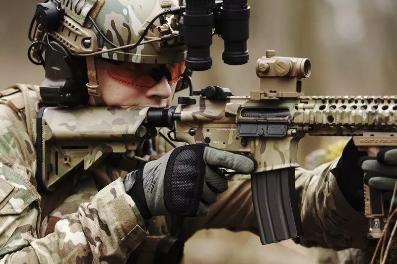 Rękawice taktyczne Armored Claw Shield - half tan OD-G-ACL-33-007252-02 asgbox.pl Rękawice taktyczne Armored Claw Shield - half tan - obrazek 2