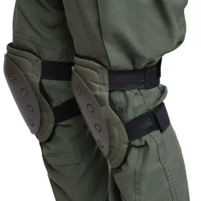 Alternative view of Zestaw ochraniaczy na kolana - oliwkowe