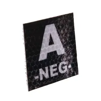 asgbox.pl - Naszywka IR z grupą krwi: A NEG