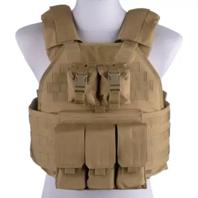 Kamizelka taktyczna typu Plate Carrier - tan OD-G-GFT-18-018406-00 asgbox.pl Kamizelka taktyczna typu Plate Carrier - tan OD-G-GFT-18-018406-00 asgbox.pl