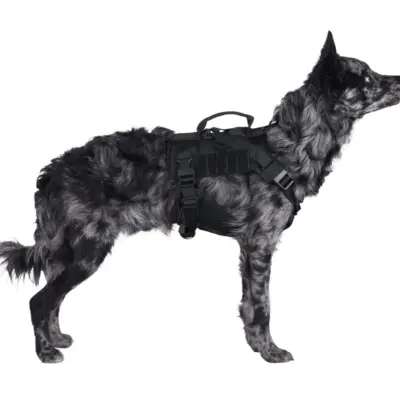 Szelki taktyczne dla psa - czarne OD-G-PRI-18-021090-00 asgbox.pl