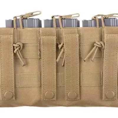 Alternative view of Potrójna ładownica na magazynki - tan