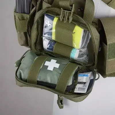 Mała apteczka zrywana MOLLE - ranger green OD-G-PRI-19-019384-00 asgbox.pl
