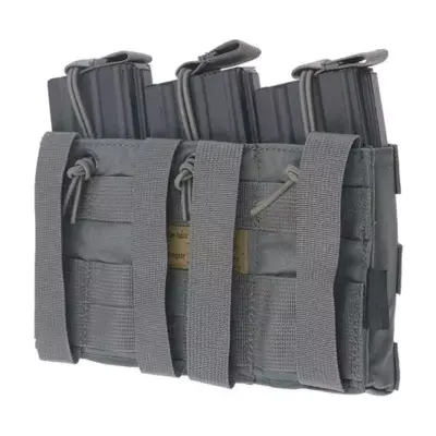 asgbox.pl - Potrójna ładownica Open Top na magazynki M4/M16 - foliage green