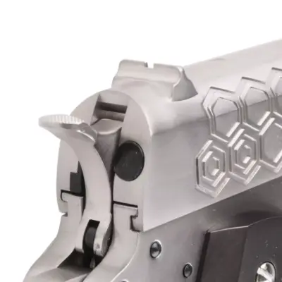 Alternative view of Replika pistoletu 1911 Hex Cut V.3 - srebrny