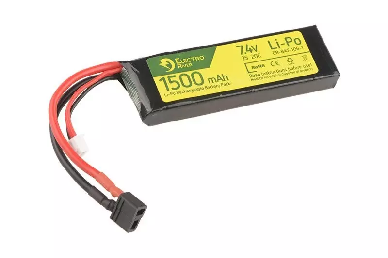 Akumulator LiPo 7,4V 1500mAh 20/40C T-connect (DEANS) OD-G-ELR-06-016924-00 asgbox.pl asgbox.pl - Akumulator LiPo 7