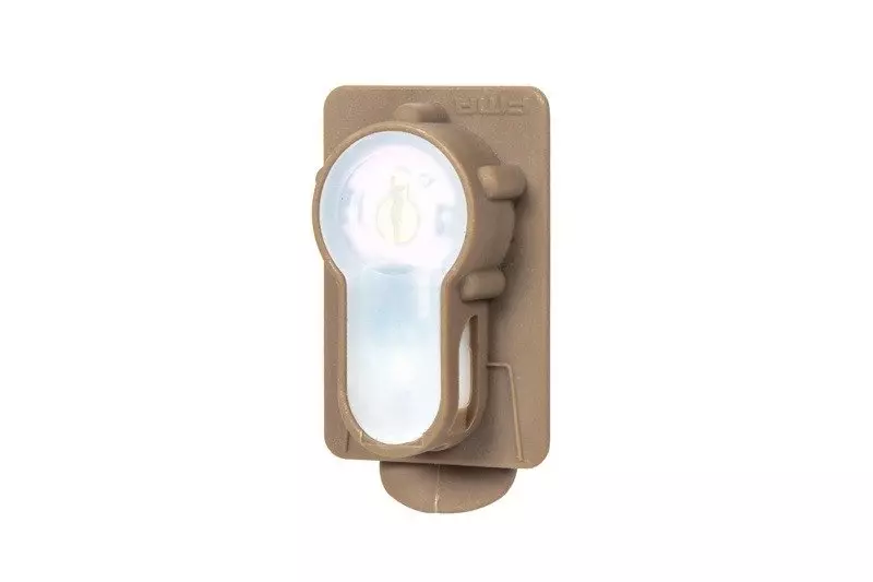 Marker elektroniczny Lightbuck Card Button - Dark Earth (różowe światło) OD-G-FMA-31-022515-00 asgbox.pl Marker elektroniczny Lightbuck Card Button - Dark Earth (różowe światło) - obrazek 2