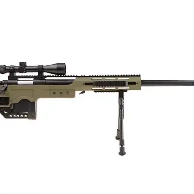 Replika karabinu snajperskiego MB4411D - z lunetą i dwójnogiem - oliwkowa OD-G-WEL-03-008120-00 asgbox.pl