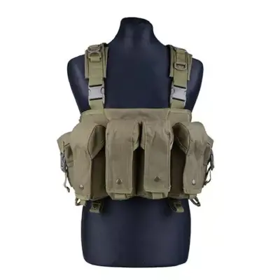 Kamizelka taktyczna typu Commando Chest - oliwkowa OD-G-GFT-18-009670-00 asgbox.pl