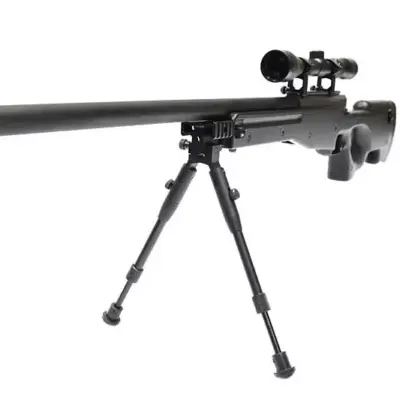 Replika karabinu snajperskiego Warrior I ( z dwójnogiem i lunetą) - czarny OD-G-WEL-03-000134-00 asgbox.pl