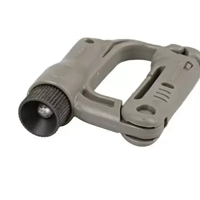 asgbox.pl - Klamra typu Grmlock z latarką - foliage green (niebieskie światło)