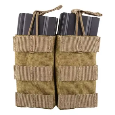 Alternative view of Podwójna ładownica Open Top na magazynki M4/M16 - khaki