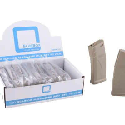 Zestaw 10 magazynków mid-cap 140 kulek do M4/M16 - tan OD-G-GUA-05-018782-00 asgbox.pl