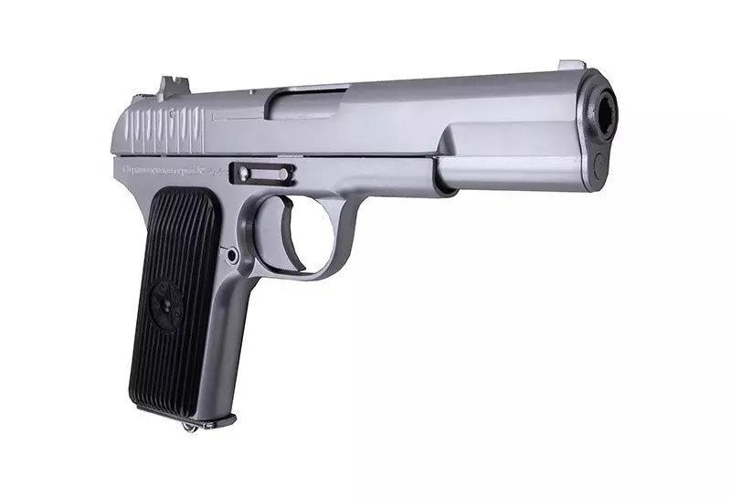 Replika gazowa pistoletu SR-33 - srebrny LIMITED EDITION OD-G-SRC-02-004715-00 asgbox.pl Replika gazowa pistoletu SR-33 - srebrny LIMITED EDITION - obrazek 3