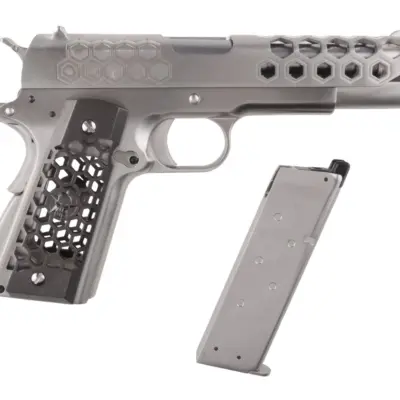 Replika pistoletu 1911 Hex Cut V.3 - srebrny OD-G-WET-02-017220-00 asgbox.pl